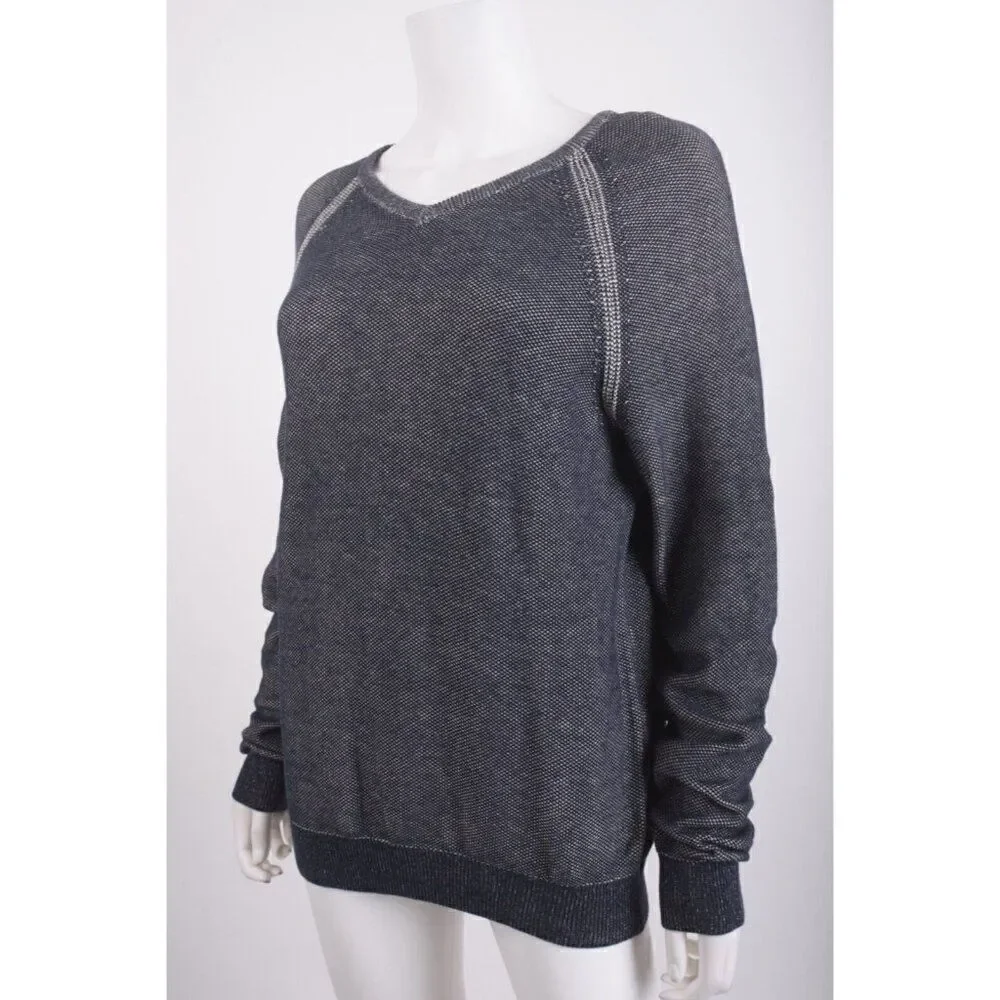 Tailor Vintage Mens Sweater Reversible V-Neck Navy blue Pebble Gray XXL NWT